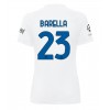 Inter Milan Nicolo Barella #23 Bortedrakt Kvinner 2023-24 Kortermet